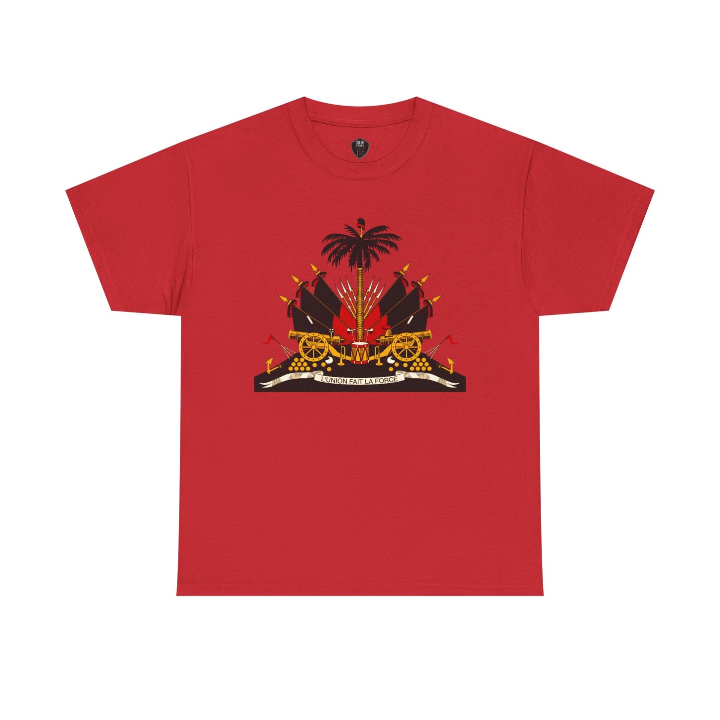 Haiti Coat of Arms Unisex Tee - Celebrate Culture, Music Festivals, Travel Apparel, Gift for Him/Her, Black History Month
