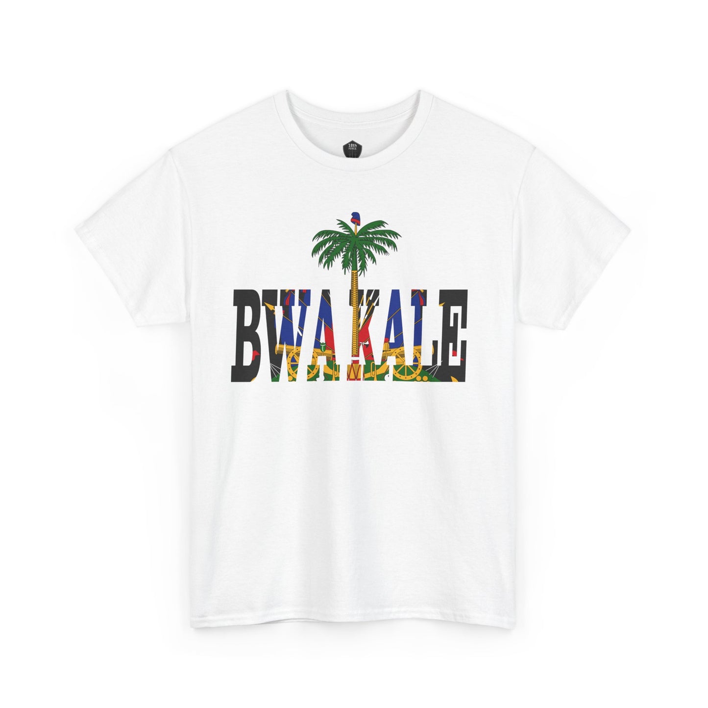 Haitian slogan " BWA KALE" Unisex Tee, Cultural Pride Shirt, 1804 Celebration Top, Summer Casual Wear, Gift for Historians, Unisex Heavy Cotton Tee