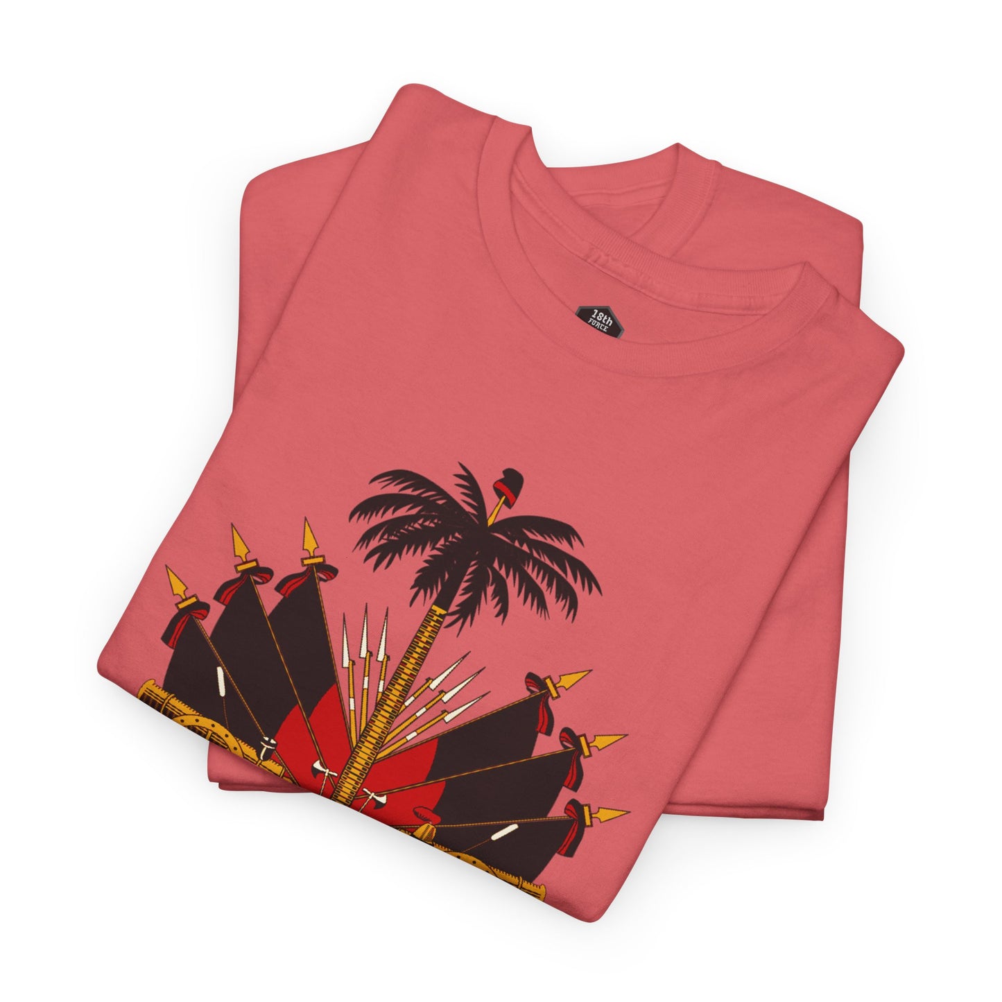 Haiti Coat of Arms Unisex Tee - Celebrate Culture, Music Festivals, Travel Apparel, Gift for Him/Her, Black History Month
