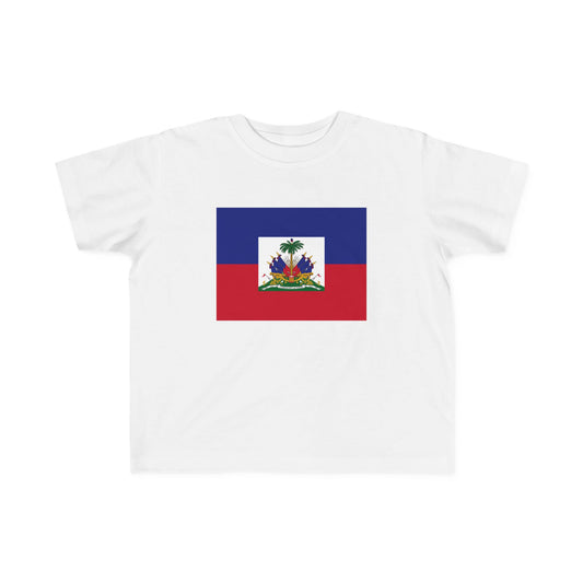 Haitian Flag Toddler's Fine Jersey Tee - Celebrate Heritage & Culture