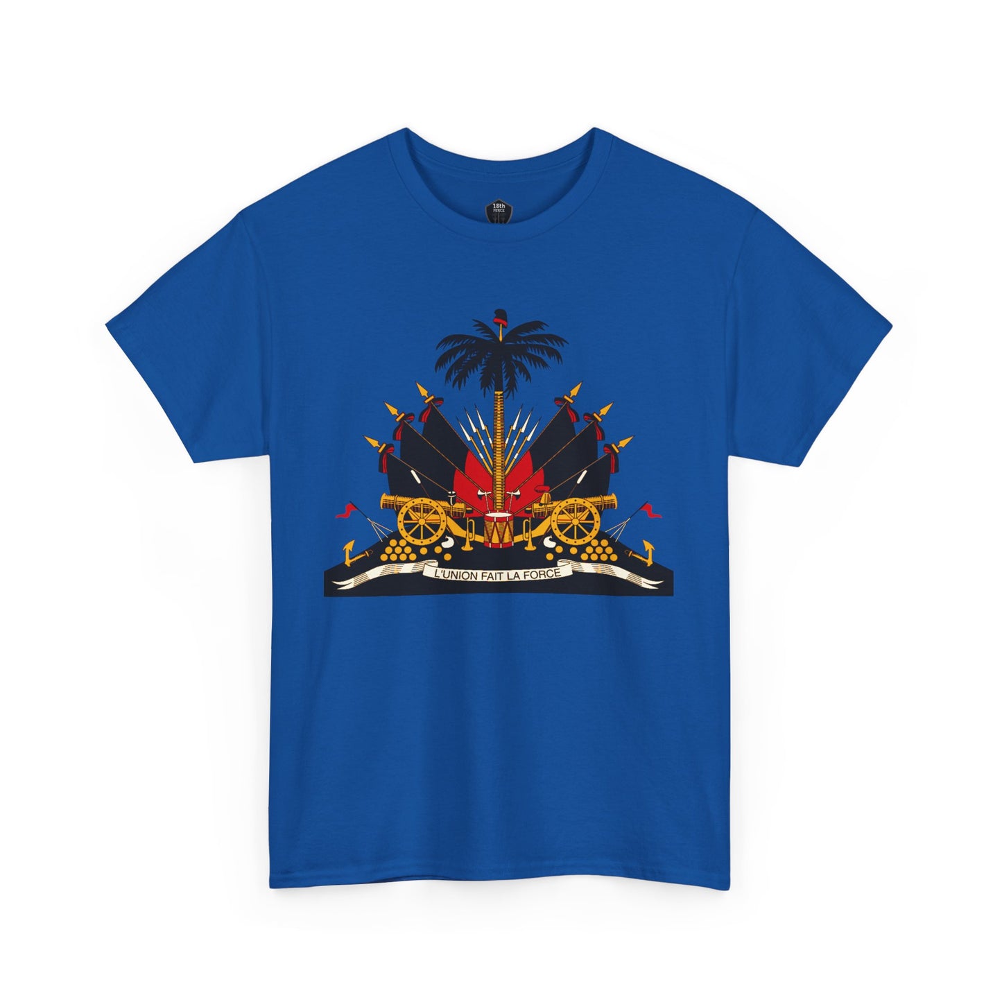 Haiti Coat of Arms Unisex Tee - Celebrate Culture, Music Festivals, Travel Apparel, Gift for Him/Her, Black History Month