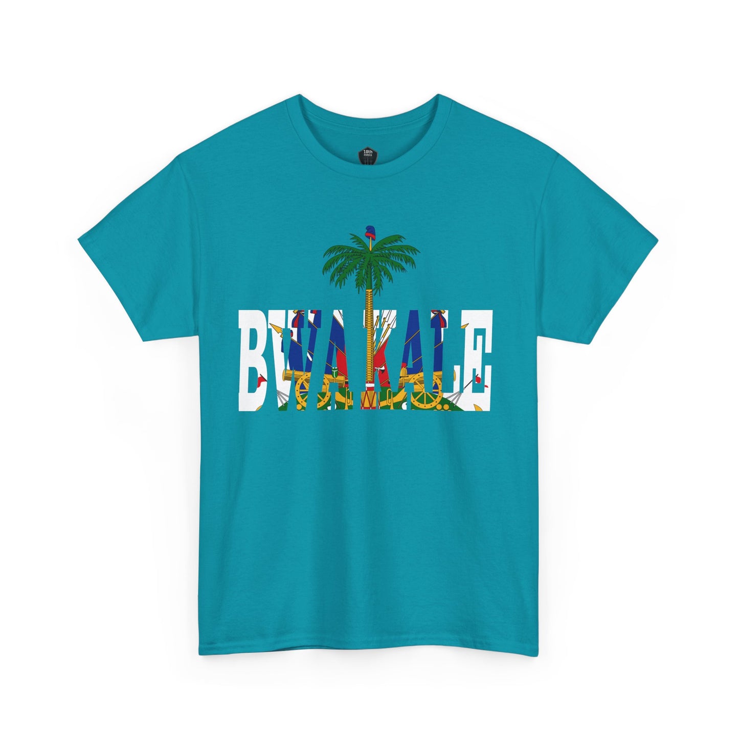 Haitian slogan " BWA KALE" Unisex Tee, Cultural Pride Shirt, 1804 Celebration Top, Summer Casual Wear, Gift for Historians, Unisex Heavy Cotton Tee