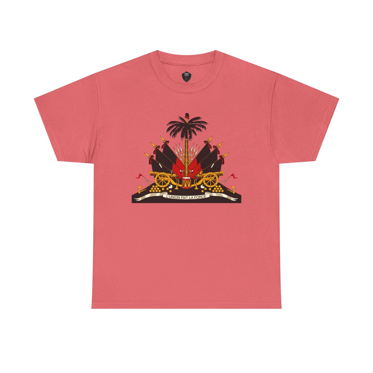 Haiti Coat of Arms Unisex Tee - Celebrate Culture, Music Festivals, Travel Apparel, Gift for Him/Her, Black History Month