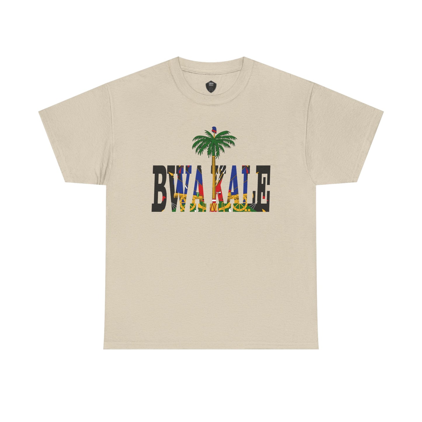 Haitian slogan " BWA KALE" Unisex Tee, Cultural Pride Shirt, 1804 Celebration Top, Summer Casual Wear, Gift for Historians, Unisex Heavy Cotton Tee