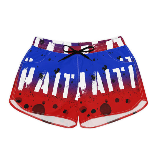 Haitian Flag Women's Casual Shorts (AOP)