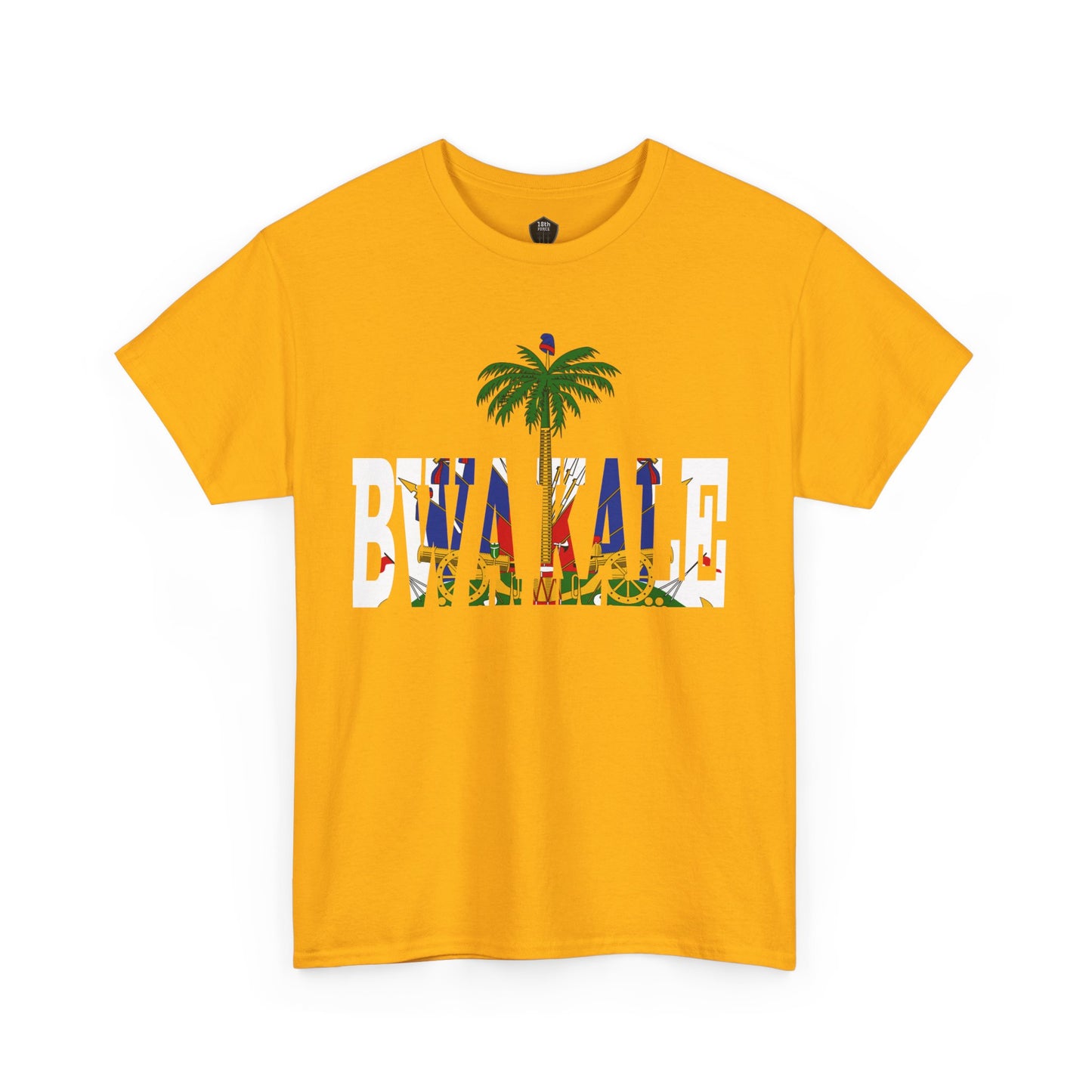 Haitian slogan " BWA KALE" Unisex Tee, Cultural Pride Shirt, 1804 Celebration Top, Summer Casual Wear, Gift for Historians, Unisex Heavy Cotton Tee