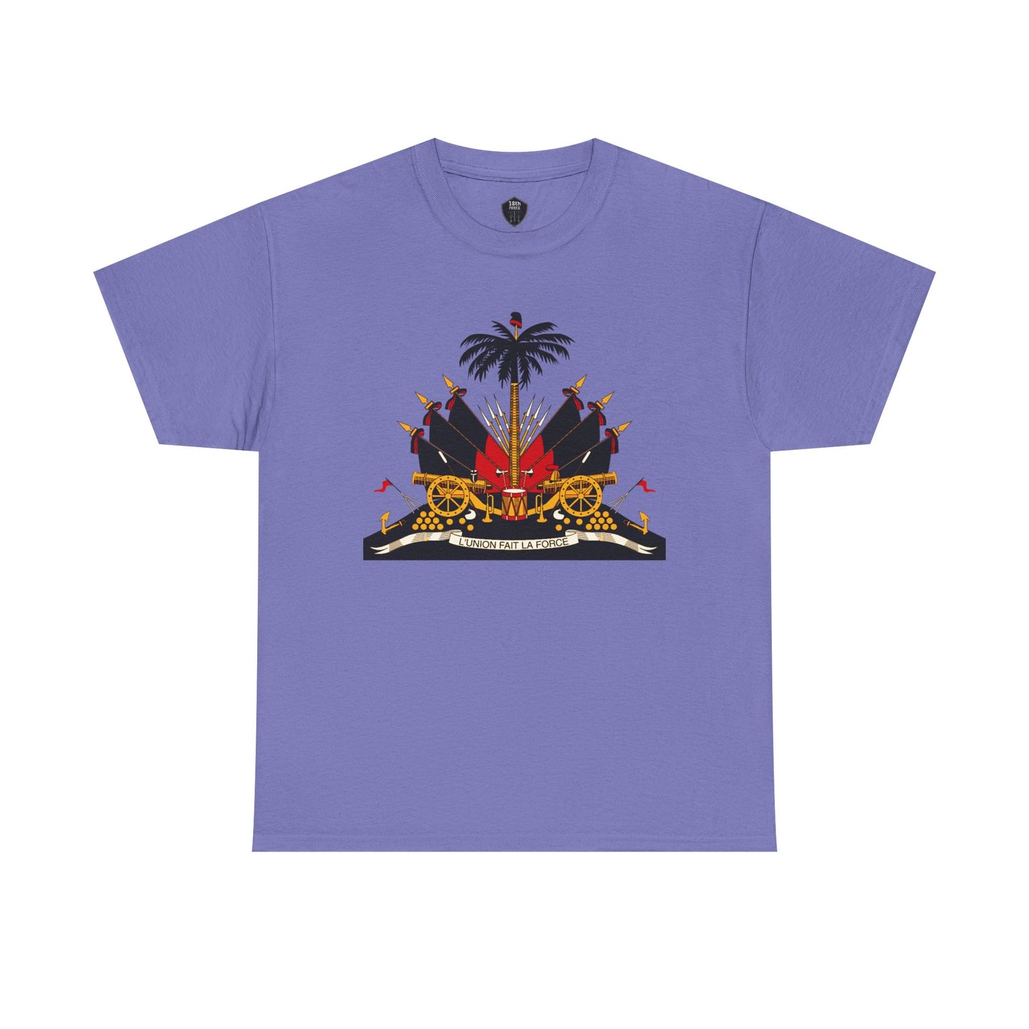 Haiti Coat of Arms Unisex Tee - Celebrate Culture, Music Festivals, Travel Apparel, Gift for Him/Her, Black History Month