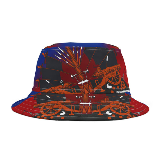 Vibrant Graphic Bucket Hat for Creative Souls - Perfect for Festivals and Summer Fun