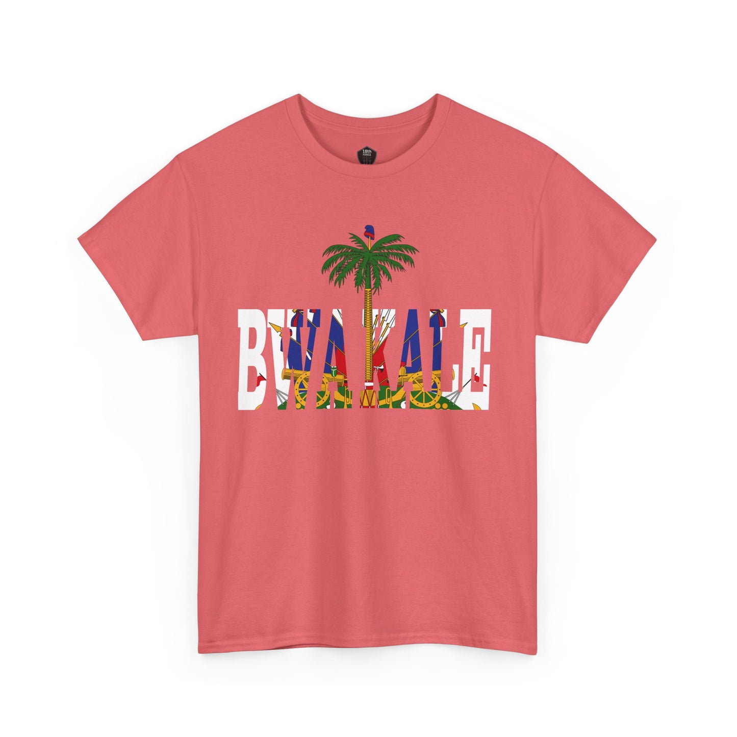 Haitian slogan " BWA KALE" Unisex Tee, Cultural Pride Shirt, 1804 Celebration Top, Summer Casual Wear, Gift for Historians, Unisex Heavy Cotton Tee