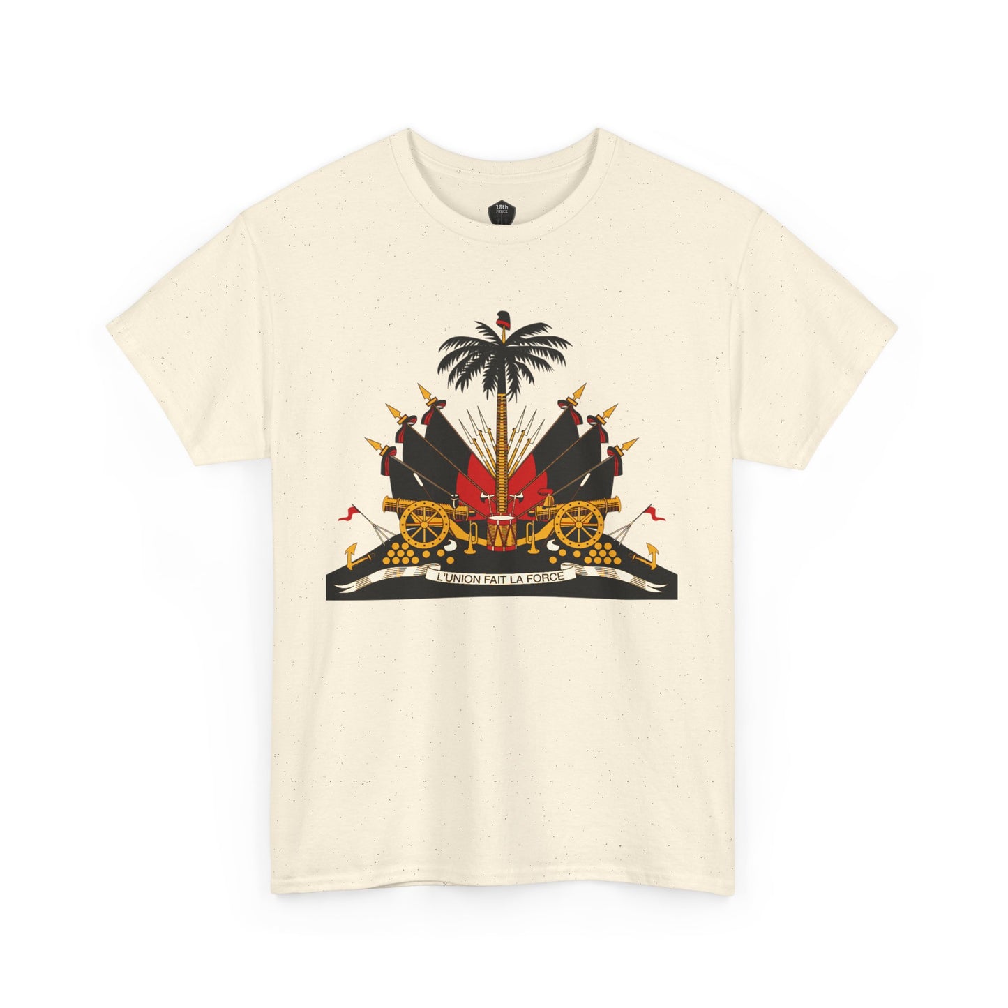Haiti Coat of Arms Unisex Tee - Celebrate Culture, Music Festivals, Travel Apparel, Gift for Him/Her, Black History Month