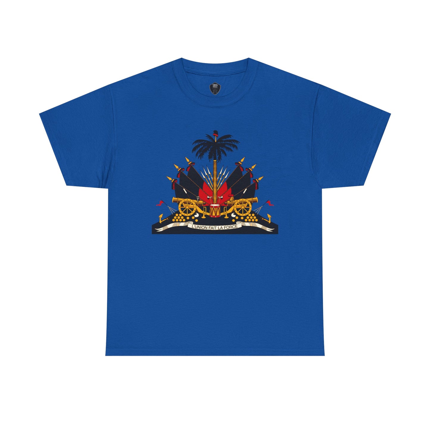 Haiti Coat of Arms Unisex Tee - Celebrate Culture, Music Festivals, Travel Apparel, Gift for Him/Her, Black History Month
