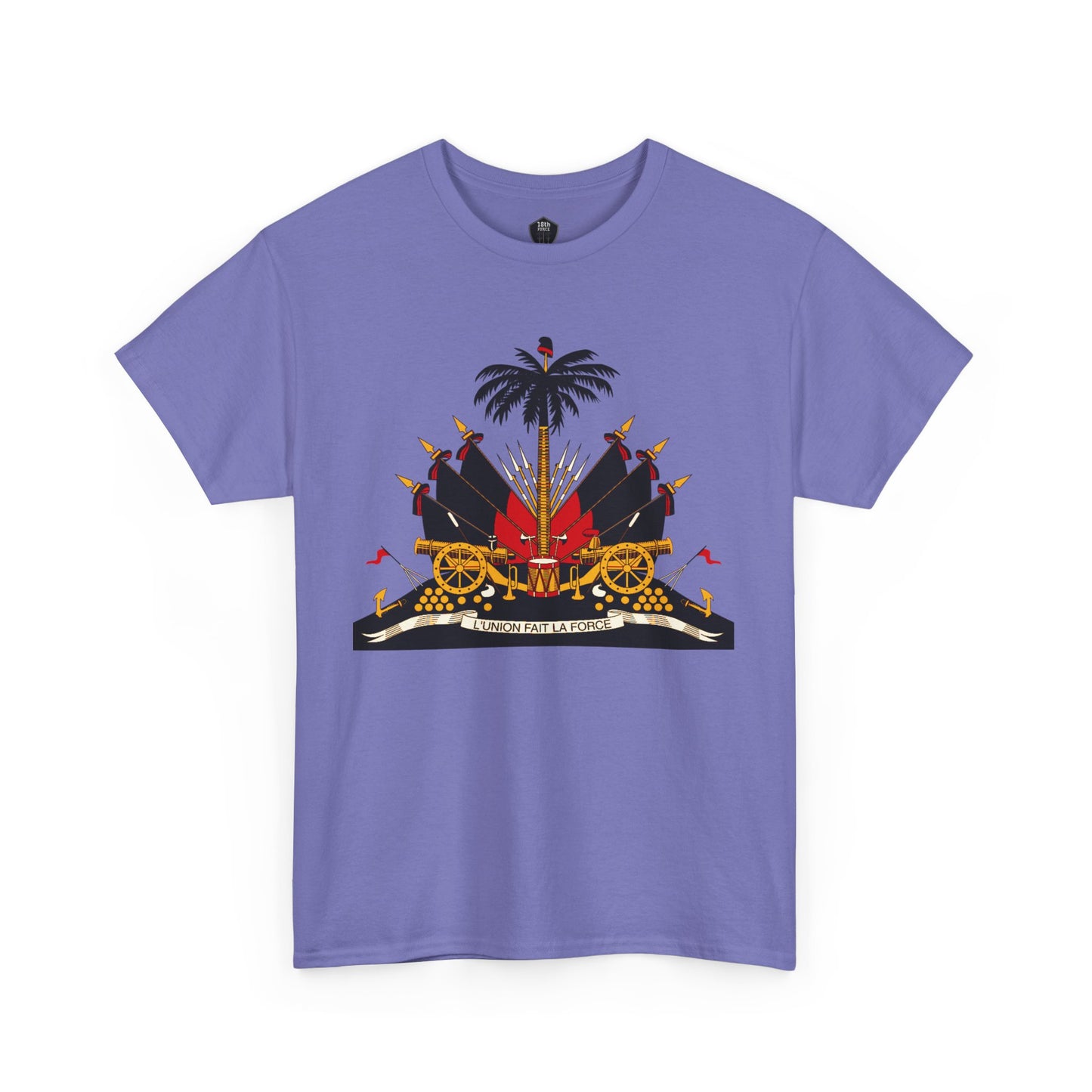 Haiti Coat of Arms Unisex Tee - Celebrate Culture, Music Festivals, Travel Apparel, Gift for Him/Her, Black History Month