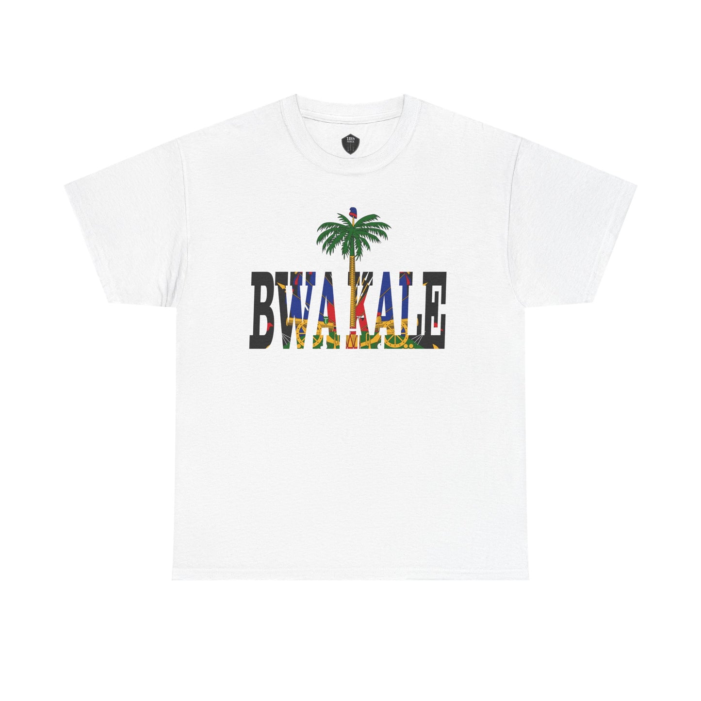 Haitian slogan " BWA KALE" Unisex Tee, Cultural Pride Shirt, 1804 Celebration Top, Summer Casual Wear, Gift for Historians, Unisex Heavy Cotton Tee