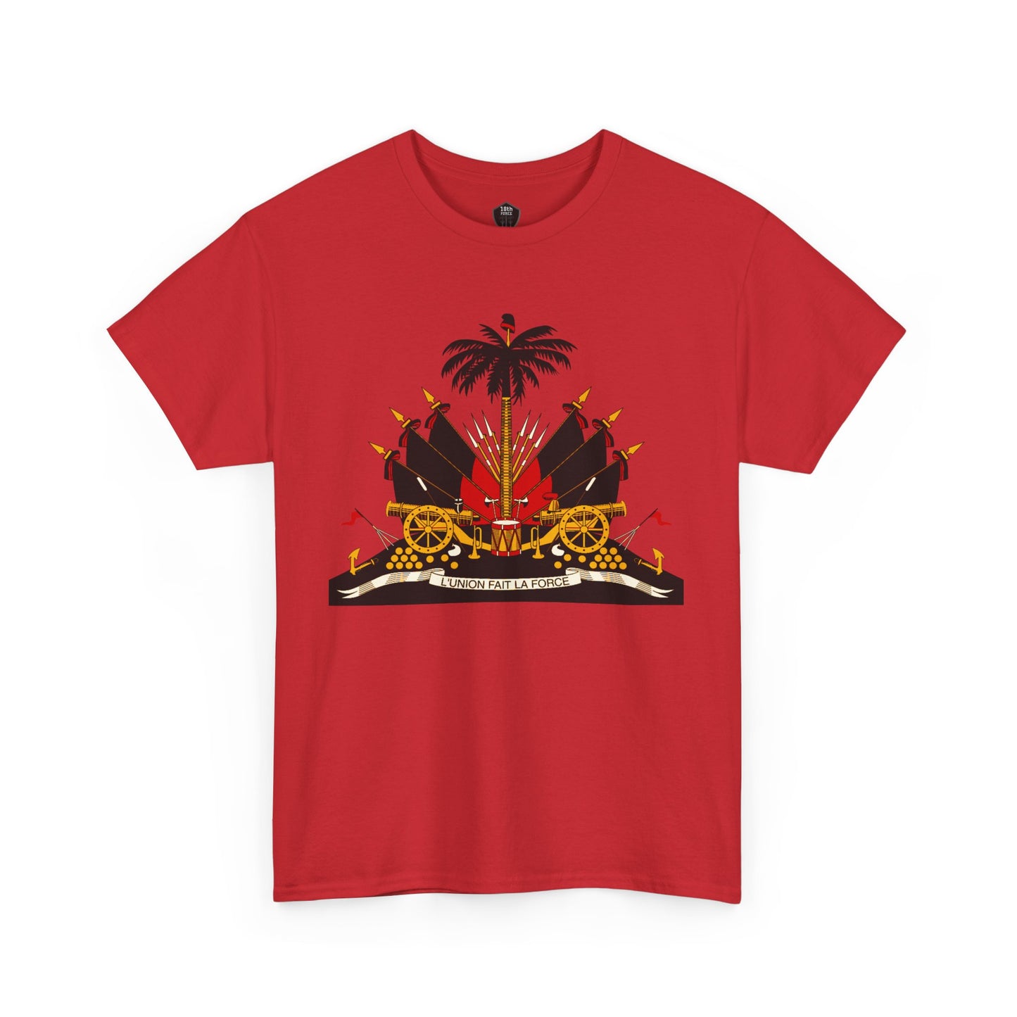 Haiti Coat of Arms Unisex Tee - Celebrate Culture, Music Festivals, Travel Apparel, Gift for Him/Her, Black History Month